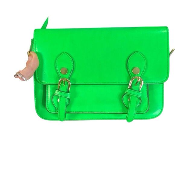 Steven By Steve Madden Neon Green Crossbody Bag - Picture 3 of 13